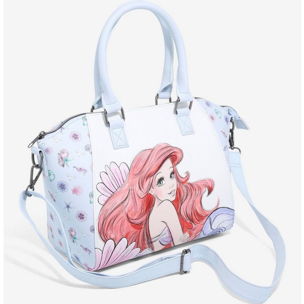 Loungefly Disney The Little Mermaid Ariel Sketch Satchel Bag